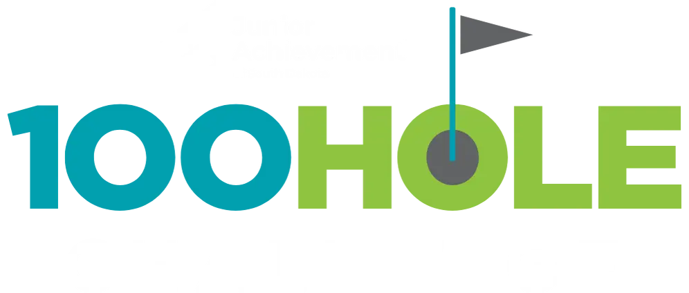 Junior Achievement of South Dakota 100 Hole Challenge golf event logo